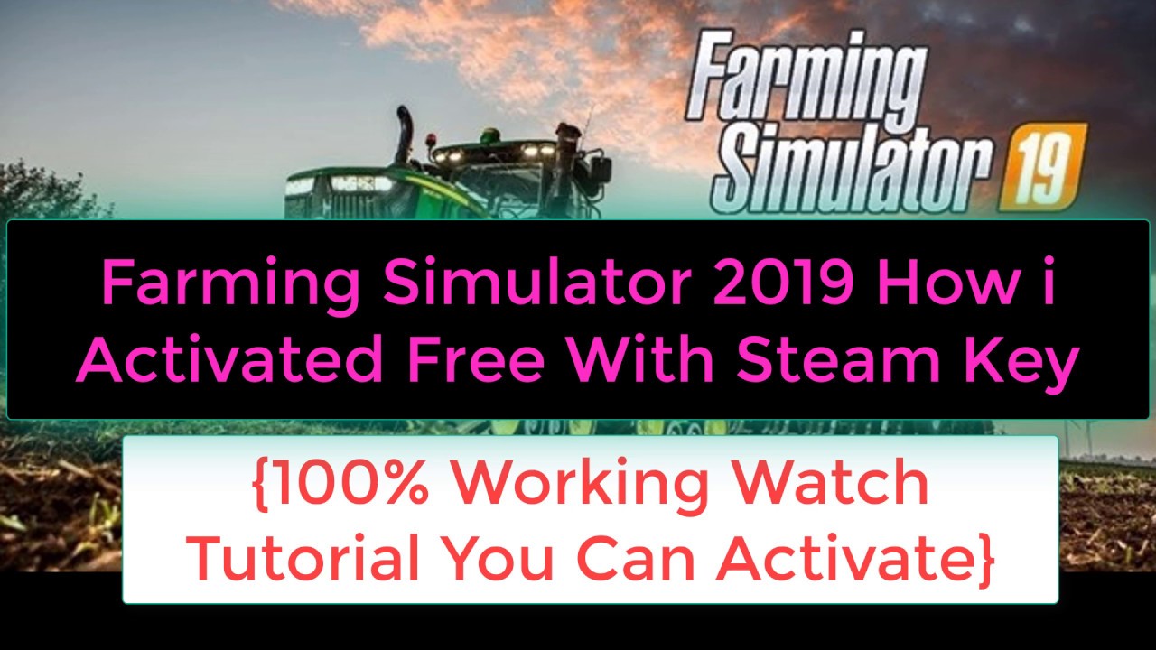 farming simulator 19 license key